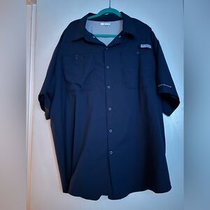 Columbia Men's Dark Blue Casual Shirt